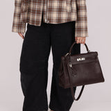 Hermès 2001 Ébène Fjord Retourne 32 Kelly PHW - FashioNica