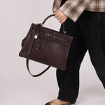 Hermès 2001 Ébène Fjord Retourne 32 Kelly PHW - FashioNica