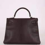 Hermès 2001 Ébène Fjord Retourne 32 Kelly PHW - FashioNica