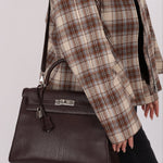 Hermès 2001 Ébène Fjord Retourne 32 Kelly PHW - FashioNica