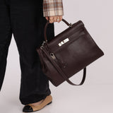 Hermès 2001 Ébène Fjord Retourne 32 Kelly PHW - FashioNica