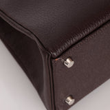 Hermès 2001 Ébène Fjord Retourne 32 Kelly PHW - FashioNica