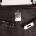 Hermès 2001 Ébène Fjord Retourne 32 Kelly PHW - FashioNica