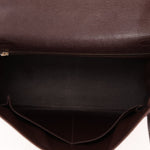 Hermès 2001 Ébène Fjord Retourne 32 Kelly PHW - FashioNica