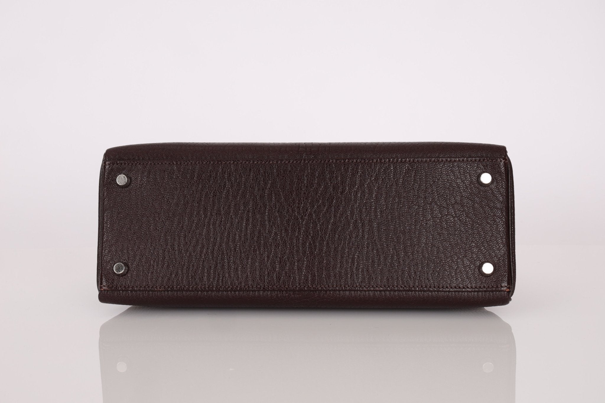 Hermès 2001 Ébène Fjord Retourne 32 Kelly PHW - FashioNica