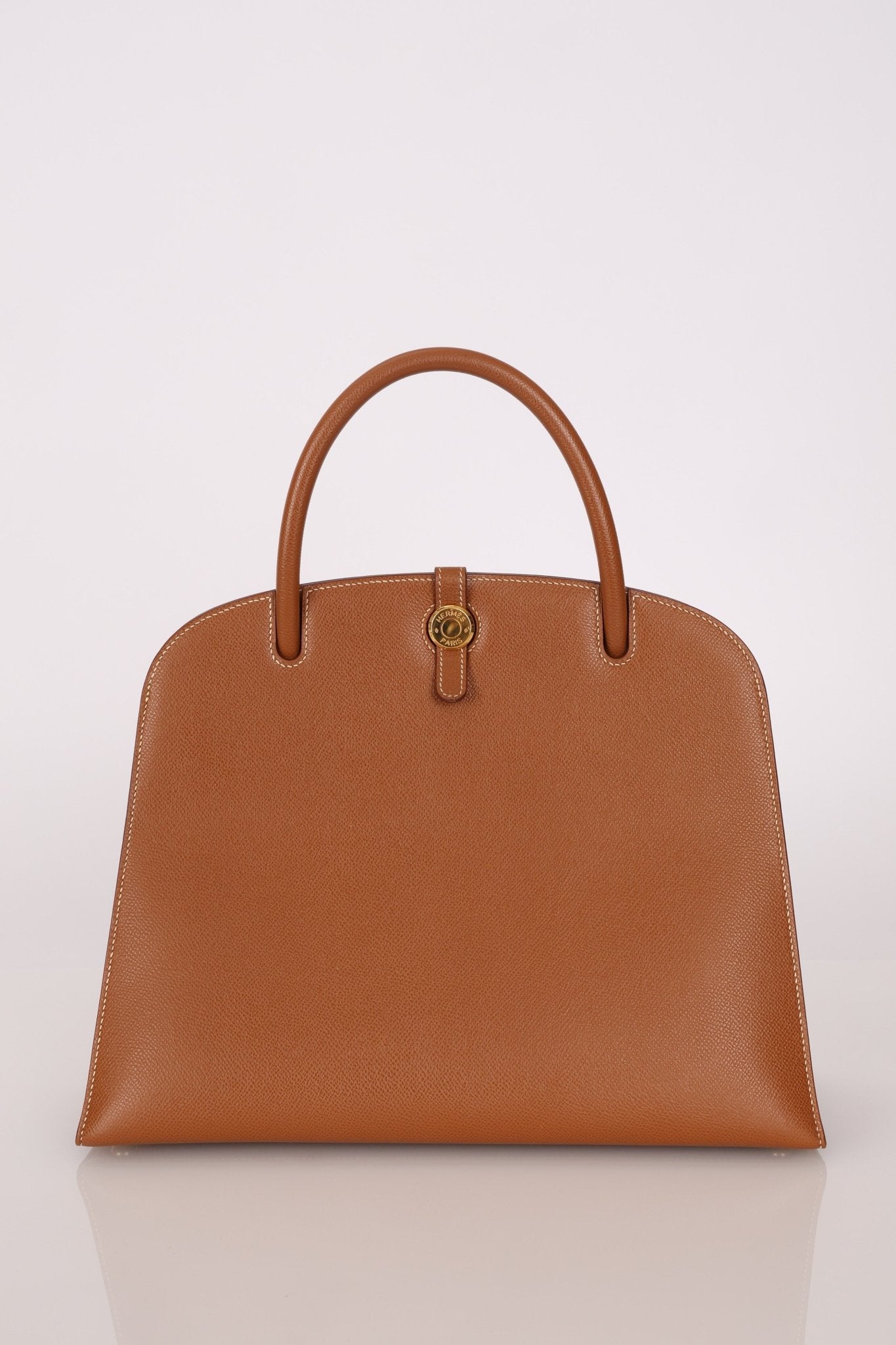 Hermès 2001 Gold Courchevel Dalvy 30 GHW - FashioNica