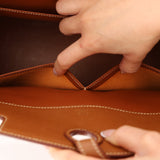 Hermès 2001 Gold Courchevel Dalvy 30 GHW - FashioNica