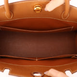 Hermès 2001 Gold Courchevel Dalvy 30 GHW - FashioNica