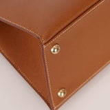 Hermès 2001 Gold Courchevel Dalvy 30 GHW - FashioNica