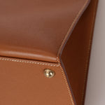 Hermès 2001 Gold Courchevel Dalvy 30 GHW - FashioNica