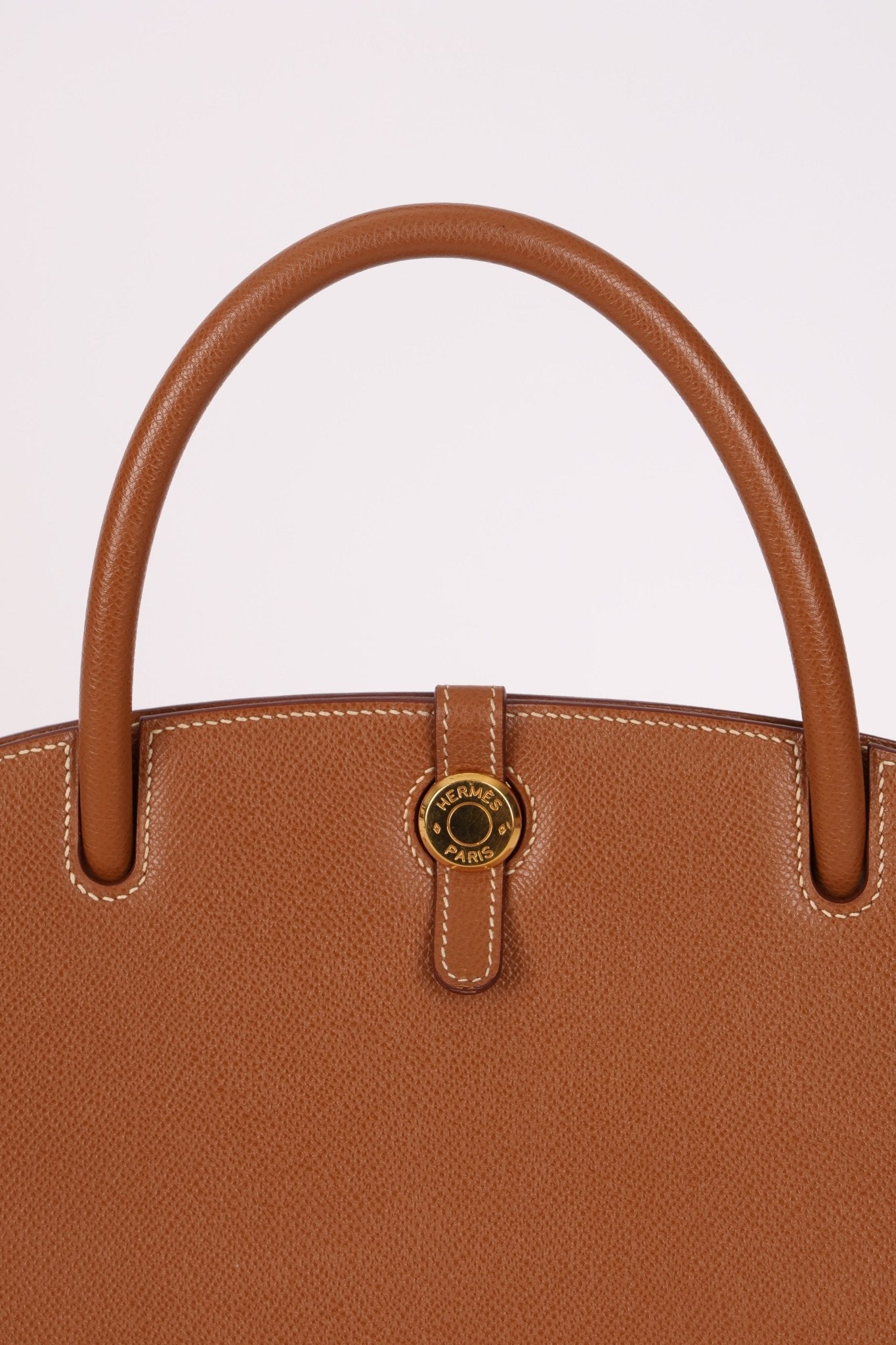 Hermès 2001 Gold Courchevel Dalvy 30 GHW - FashioNica