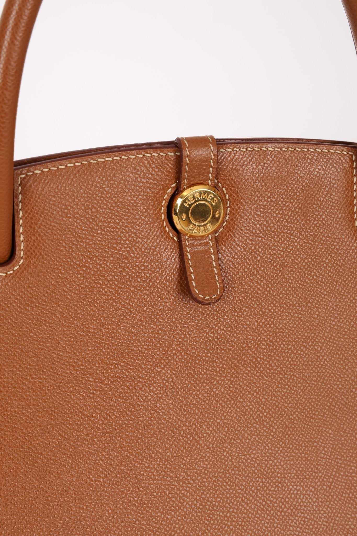 Hermès 2001 Gold Courchevel Dalvy 30 GHW - FashioNica