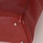 Hermès 2001 Rouge Buffalo Cabana 35 PHW - FashioNica