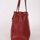 Hermès 2001 Rouge Buffalo Cabana 35 PHW - FashioNica