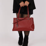 Hermès 2001 Rouge Buffalo Cabana 35 PHW - FashioNica