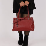 Hermès 2001 Rouge Buffalo Cabana 35 PHW - FashioNica