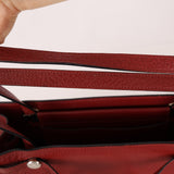 Hermès 2001 Rouge Buffalo Cabana 35 PHW - FashioNica