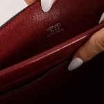 Hermès 2001 Rouge Buffalo Cabana 35 PHW - FashioNica