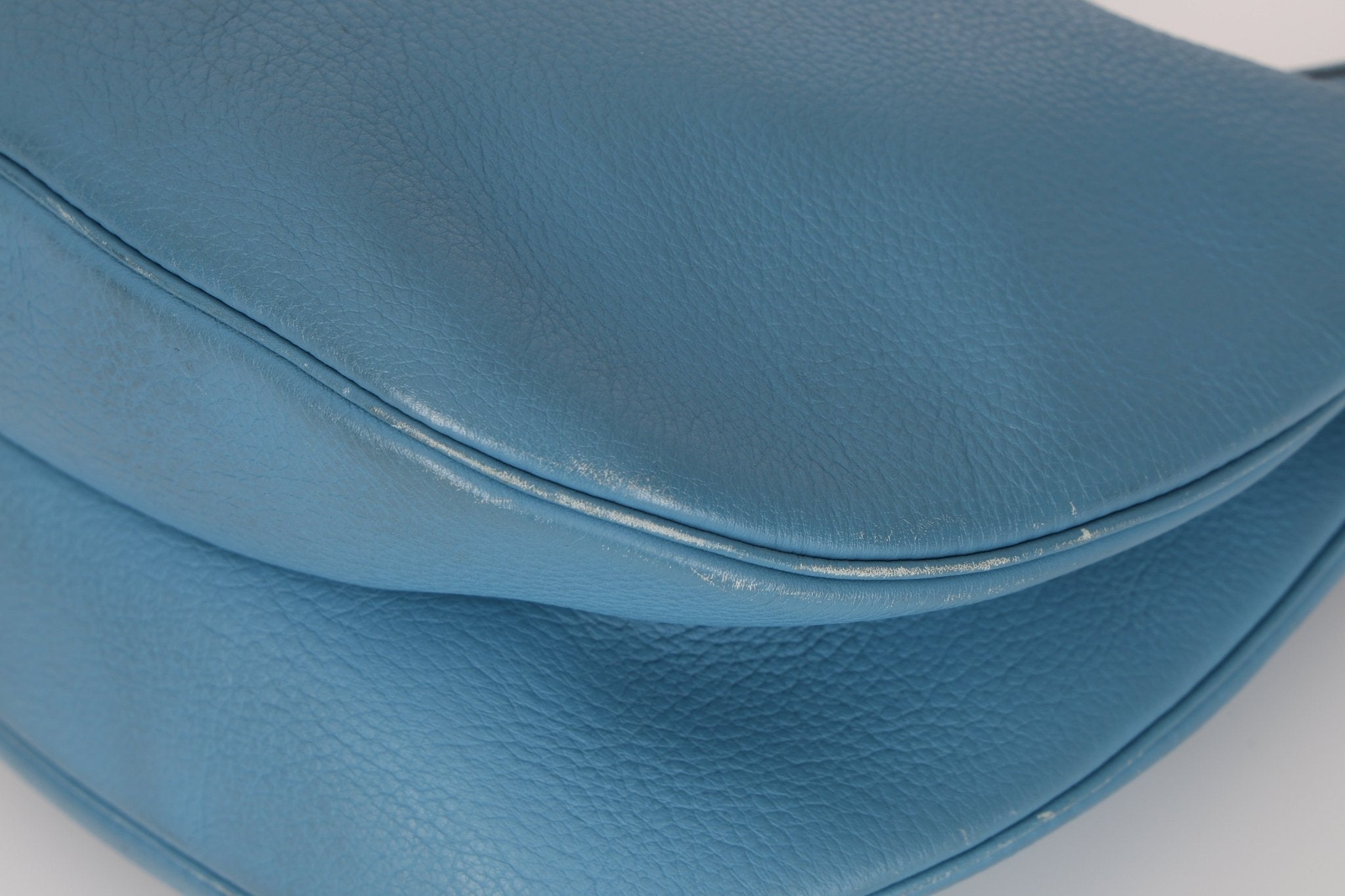 Hermès 2002 Blue Jean Gao Hobo PHW - FashioNica