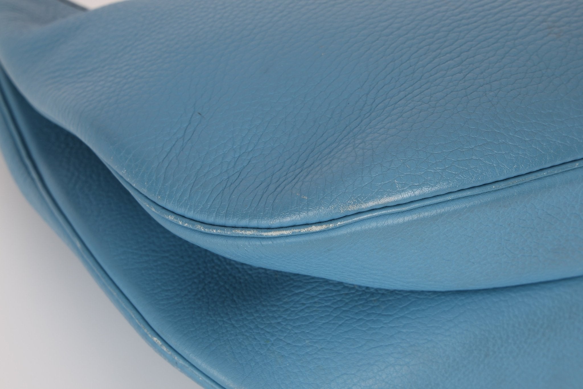 Hermès 2002 Blue Jean Gao Hobo PHW - FashioNica