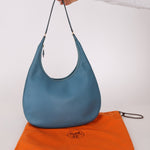 Hermès 2002 Blue Jean Gao Hobo PHW - FashioNica