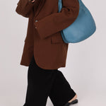 Hermès 2002 Blue Jean Gao Hobo PHW - FashioNica
