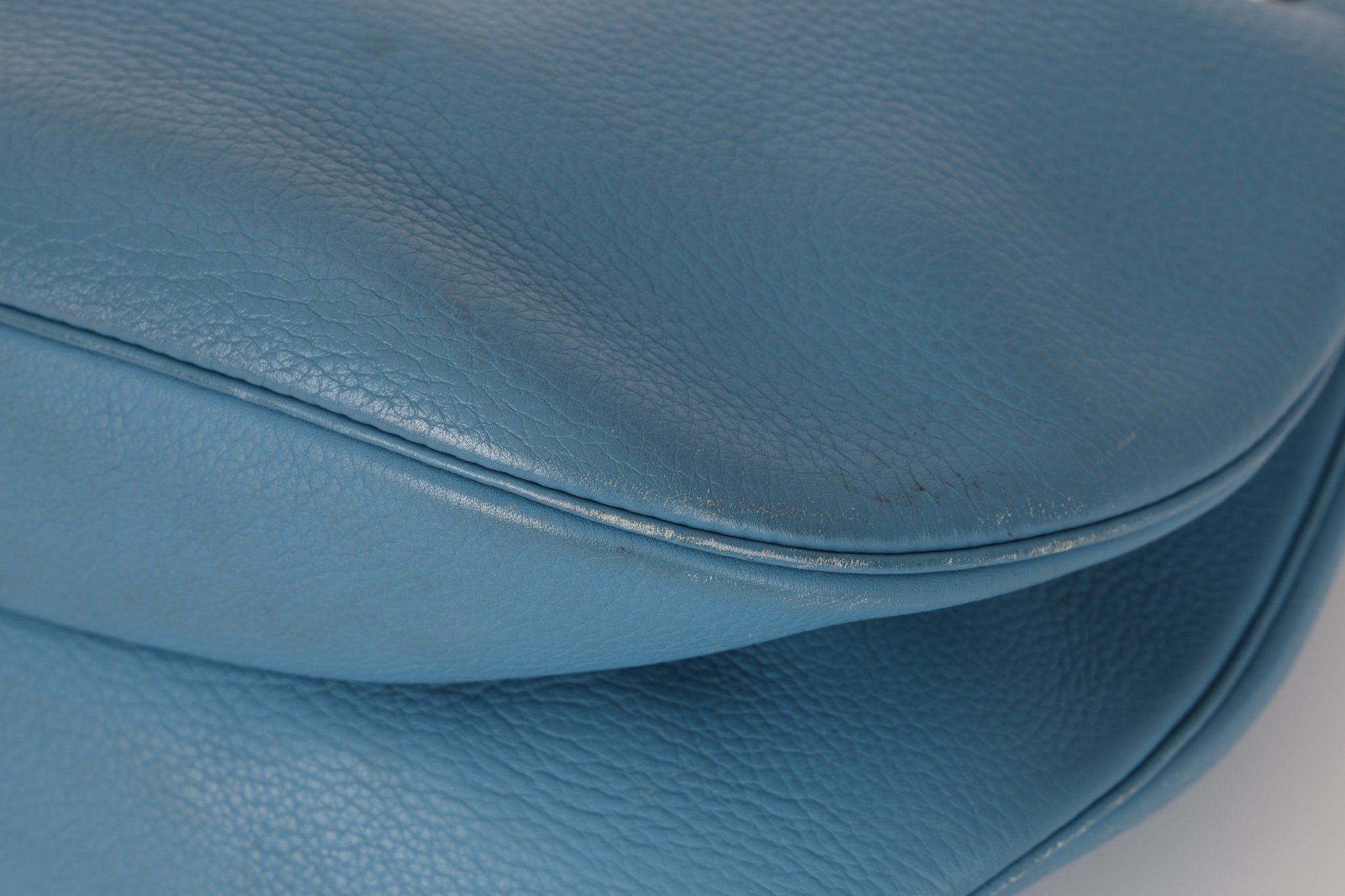 Hermès 2002 Blue Jean Gao Hobo PHW - FashioNica