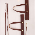 Hermès 2002 Rouge Sellier Vache Hunter and Ebene Toile Cabas Herbag 38 GHW - FashioNica