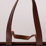 Hermès 2002 Rouge Sellier Vache Hunter and Ebene Toile Cabas Herbag 38 GHW - FashioNica