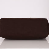 Hermès 2002 Rouge Sellier Vache Hunter and Ebene Toile Cabas Herbag 38 GHW - FashioNica