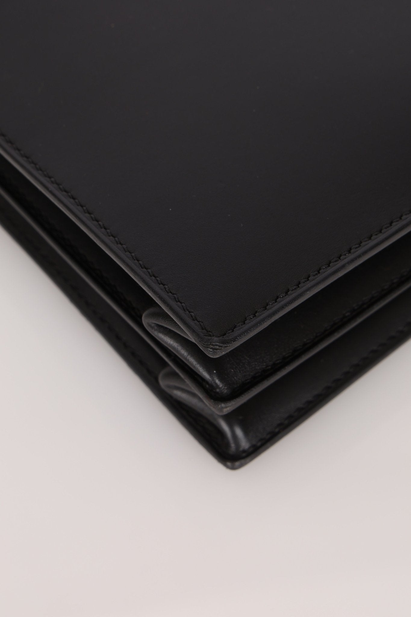 Hermès 2003 Noir Box Kelly Dépèche 34 PHW - FashioNica