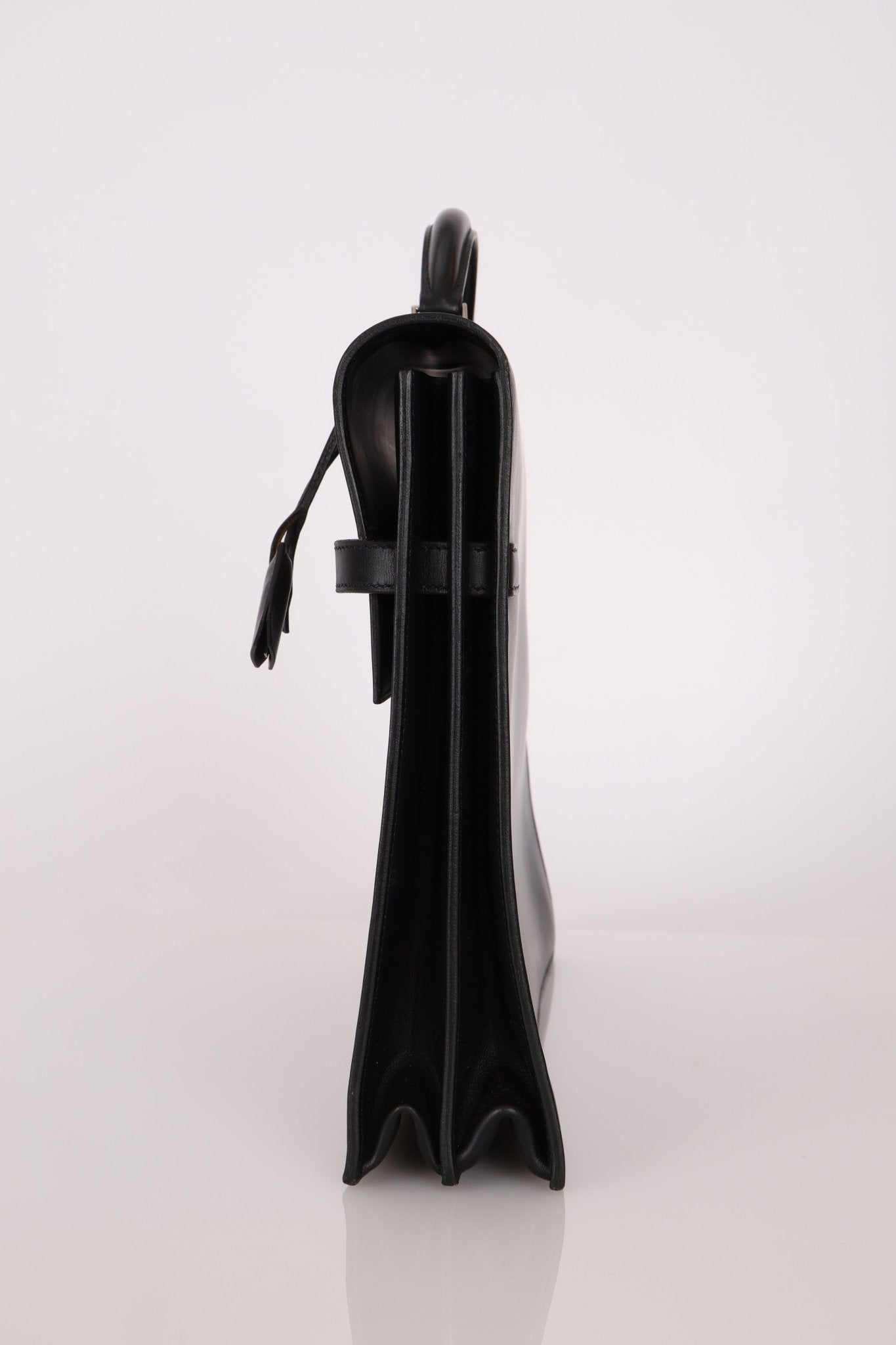 Hermès 2003 Noir Box Kelly Dépèche 34 PHW - FashioNica