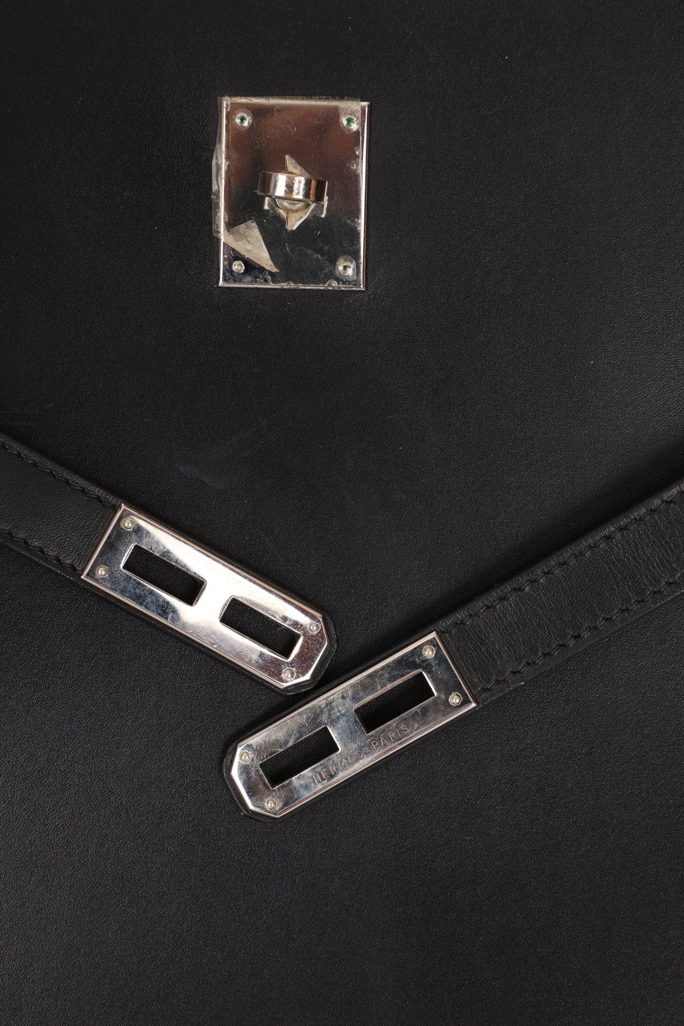 Hermès 2003 Noir Box Kelly Dépèche 34 PHW - FashioNica