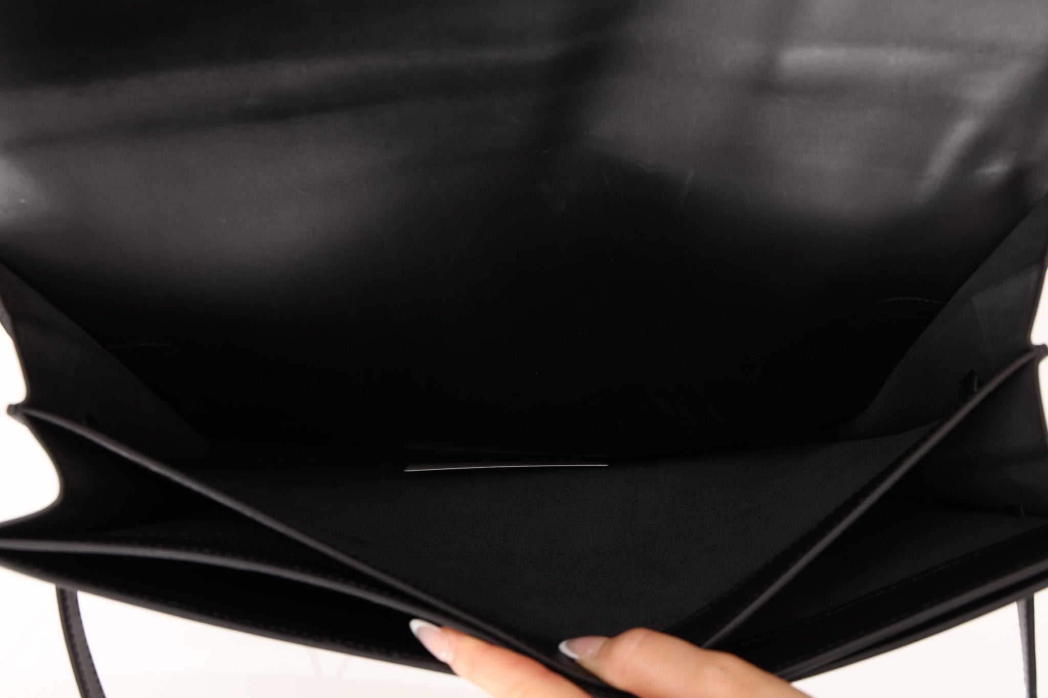 Hermès 2003 Noir Box Kelly Dépèche 34 PHW - FashioNica