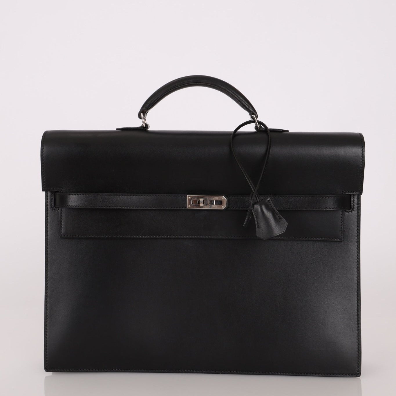 Hermès 2003 Noir Box Kelly Dépèche 34 PHW - FashioNica