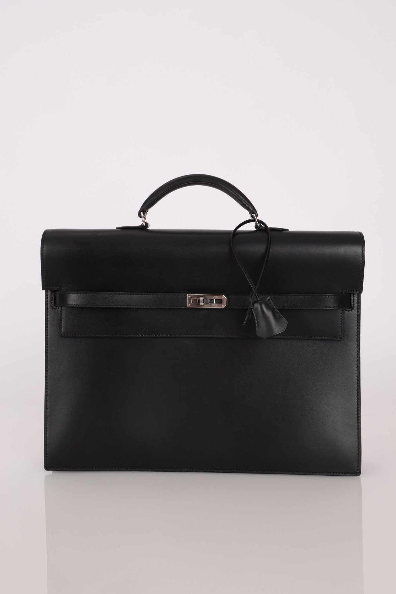 Hermès 2003 Noir Box Kelly Dépèche 34 PHW - FashioNica