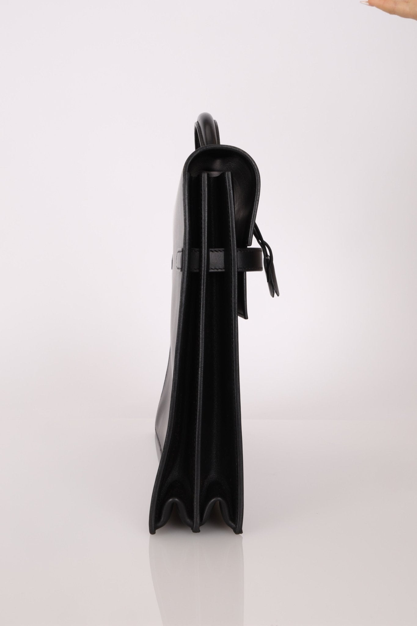 Hermès 2003 Noir Box Kelly Dépèche 34 PHW - FashioNica