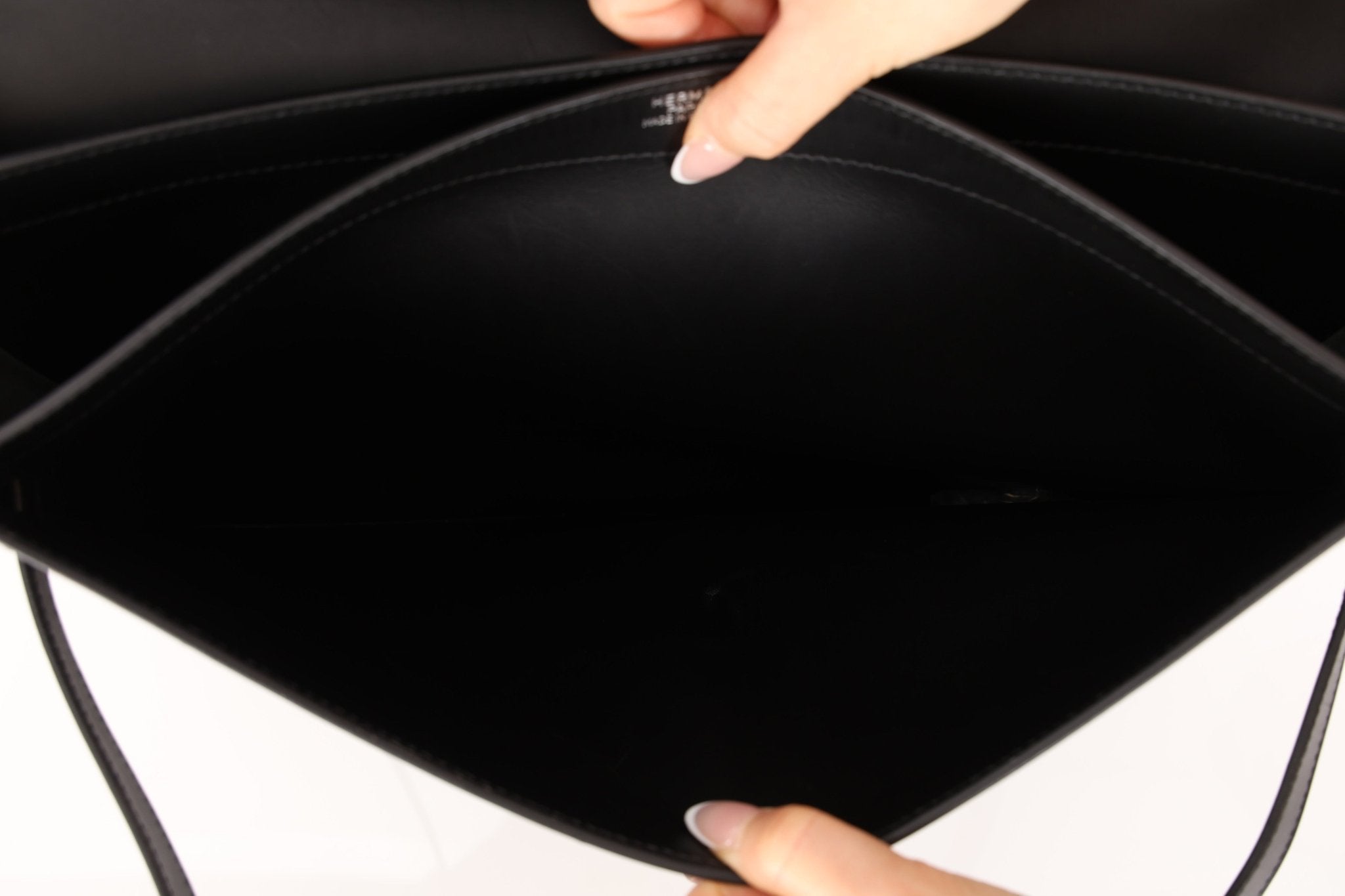 Hermès 2003 Noir Box Kelly Dépèche 34 PHW - FashioNica