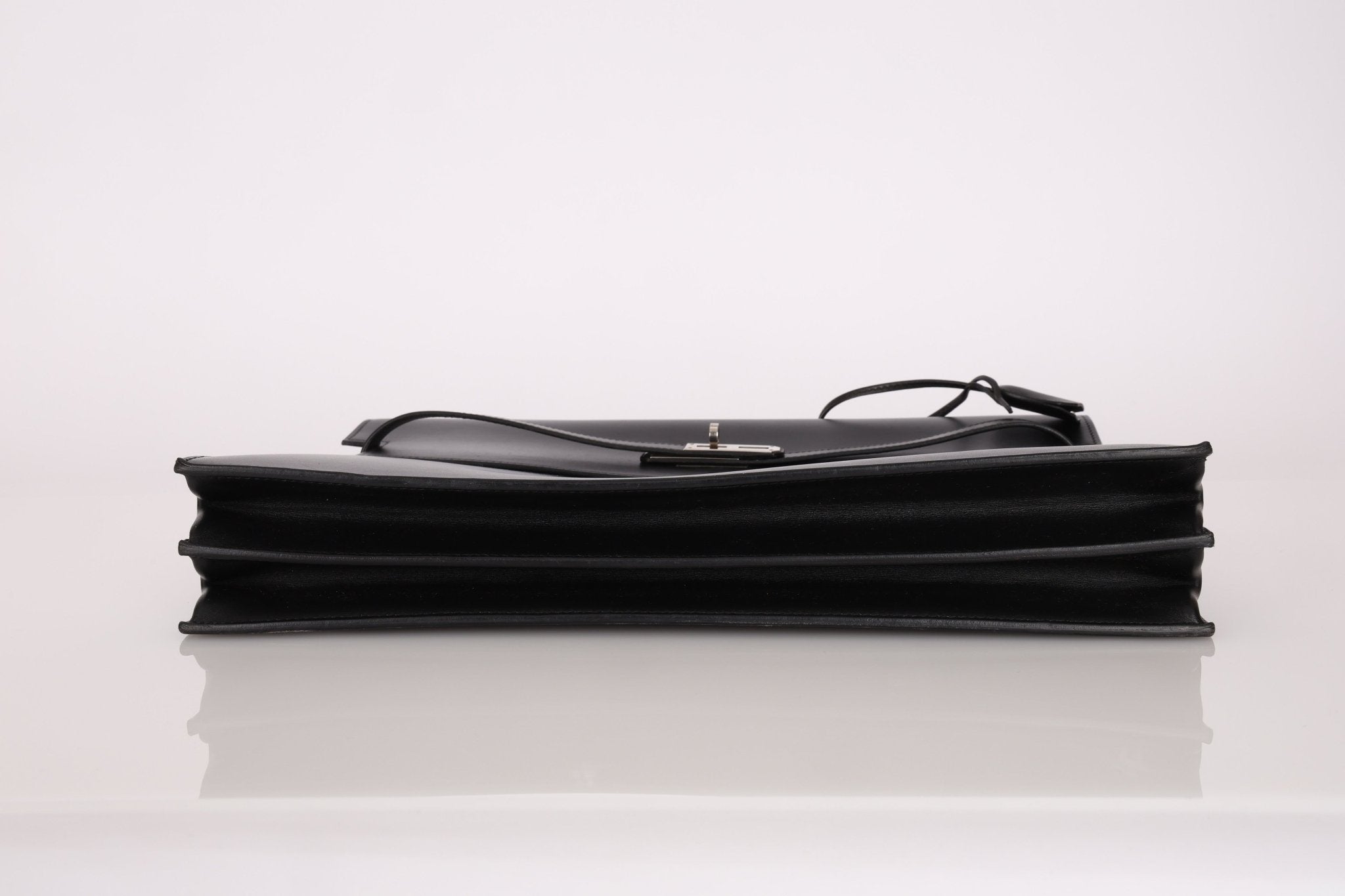 Hermès 2003 Noir Box Kelly Dépèche 34 PHW - FashioNica