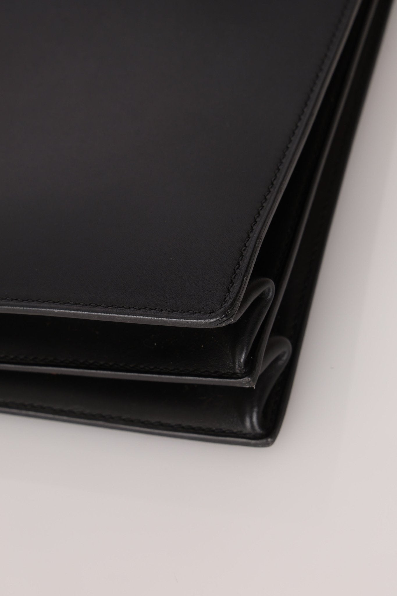 Hermès 2003 Noir Box Kelly Dépèche 34 PHW - FashioNica