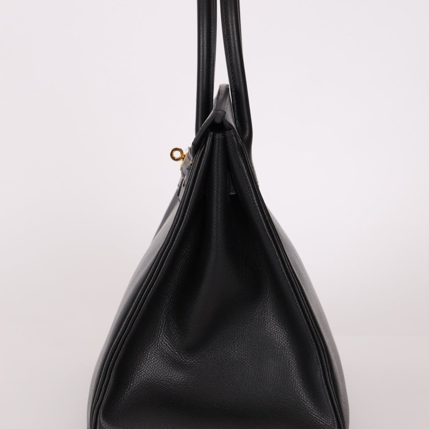 Hermès 2003 Noir Courchevel Retourne Birkin 35 GHW - FashioNica