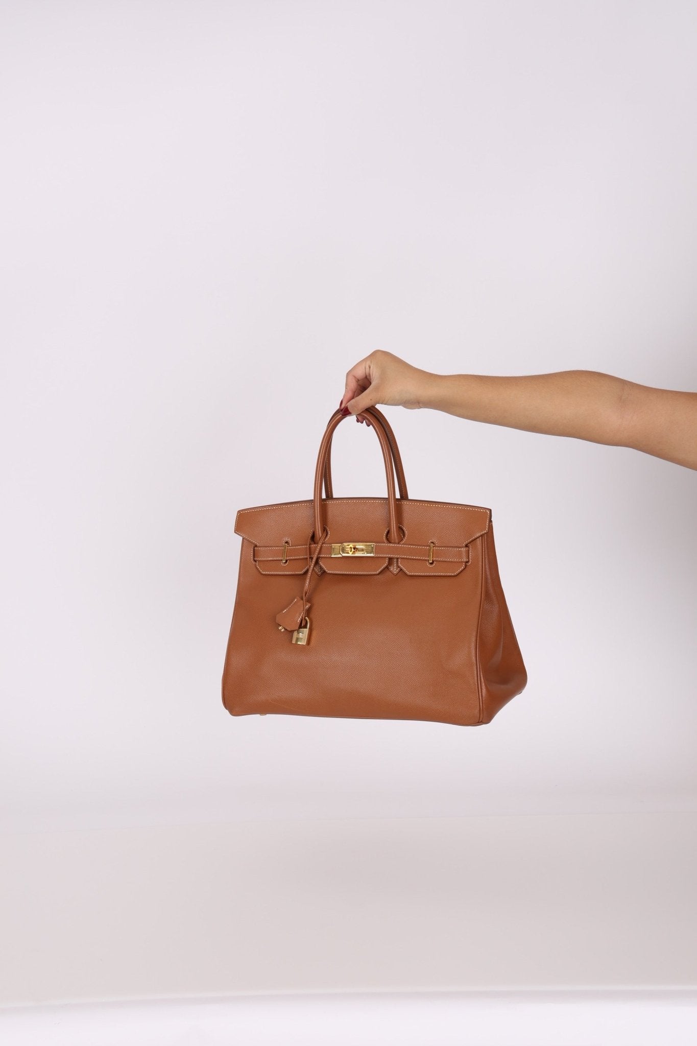 Hermès 2004 Birkin Gold Courchevel 35 - FashioNica