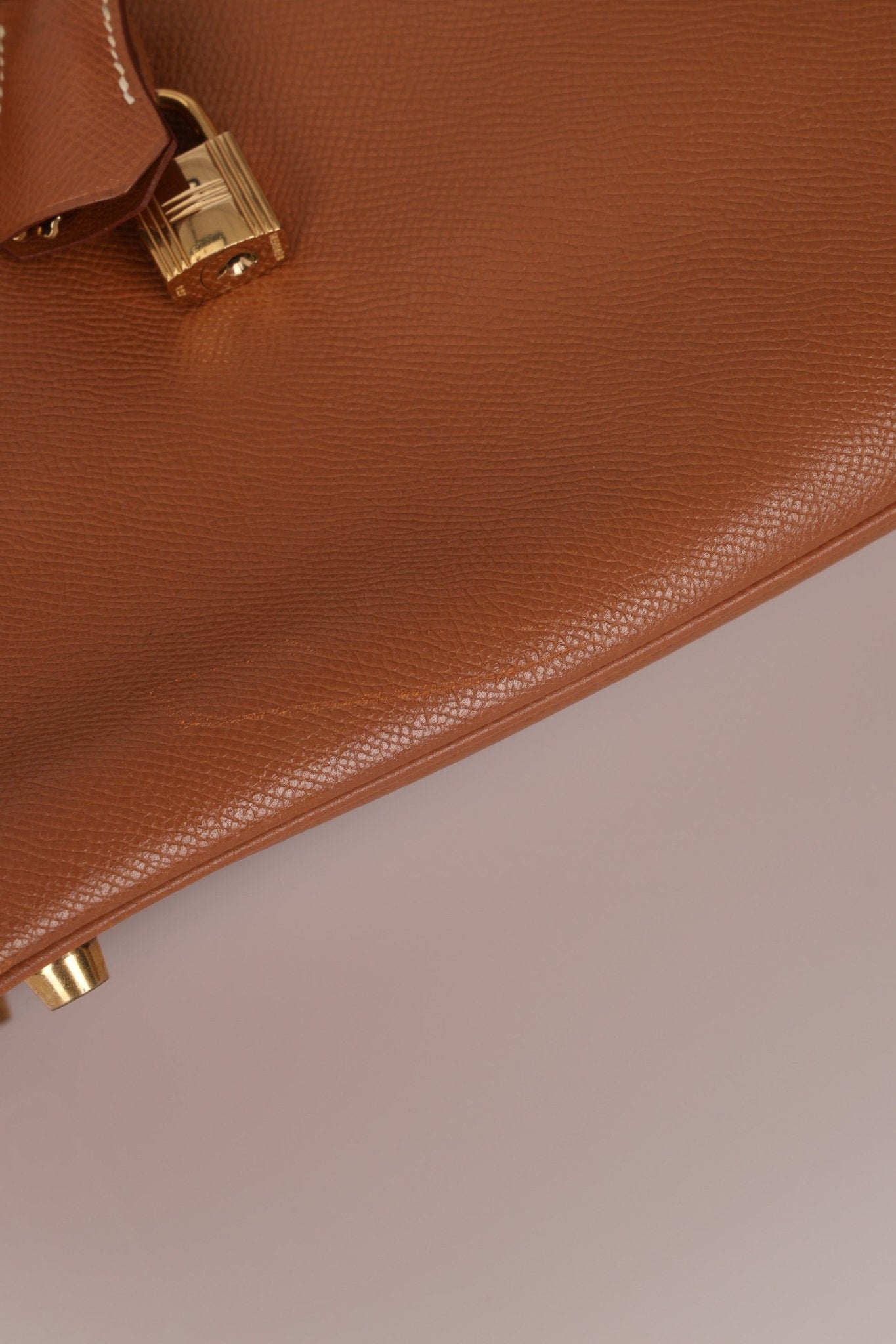 Hermès 2004 Birkin Gold Courchevel 35 - FashioNica