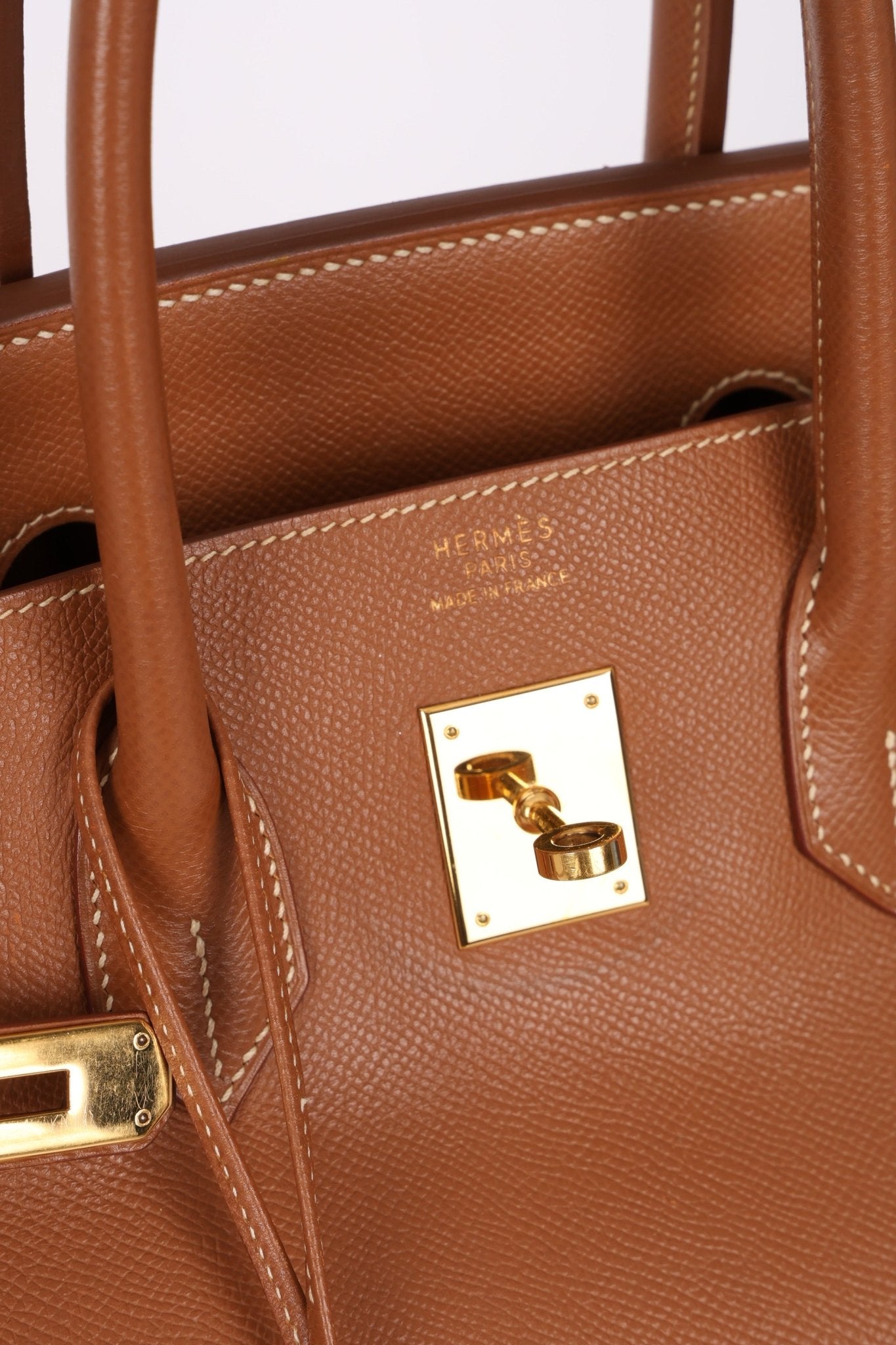 Hermès 2004 Birkin Gold Courchevel 35 - FashioNica