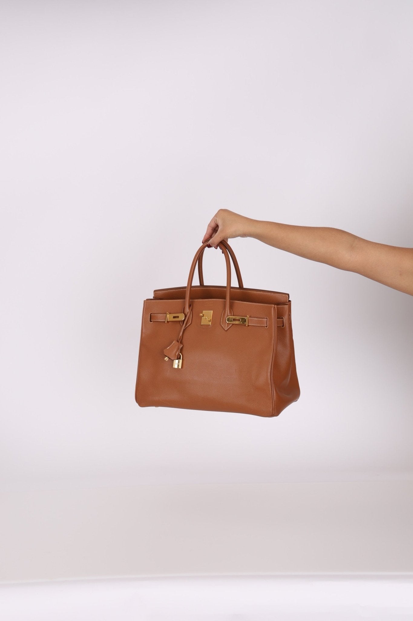 Hermès 2004 Birkin Gold Courchevel 35 - FashioNica