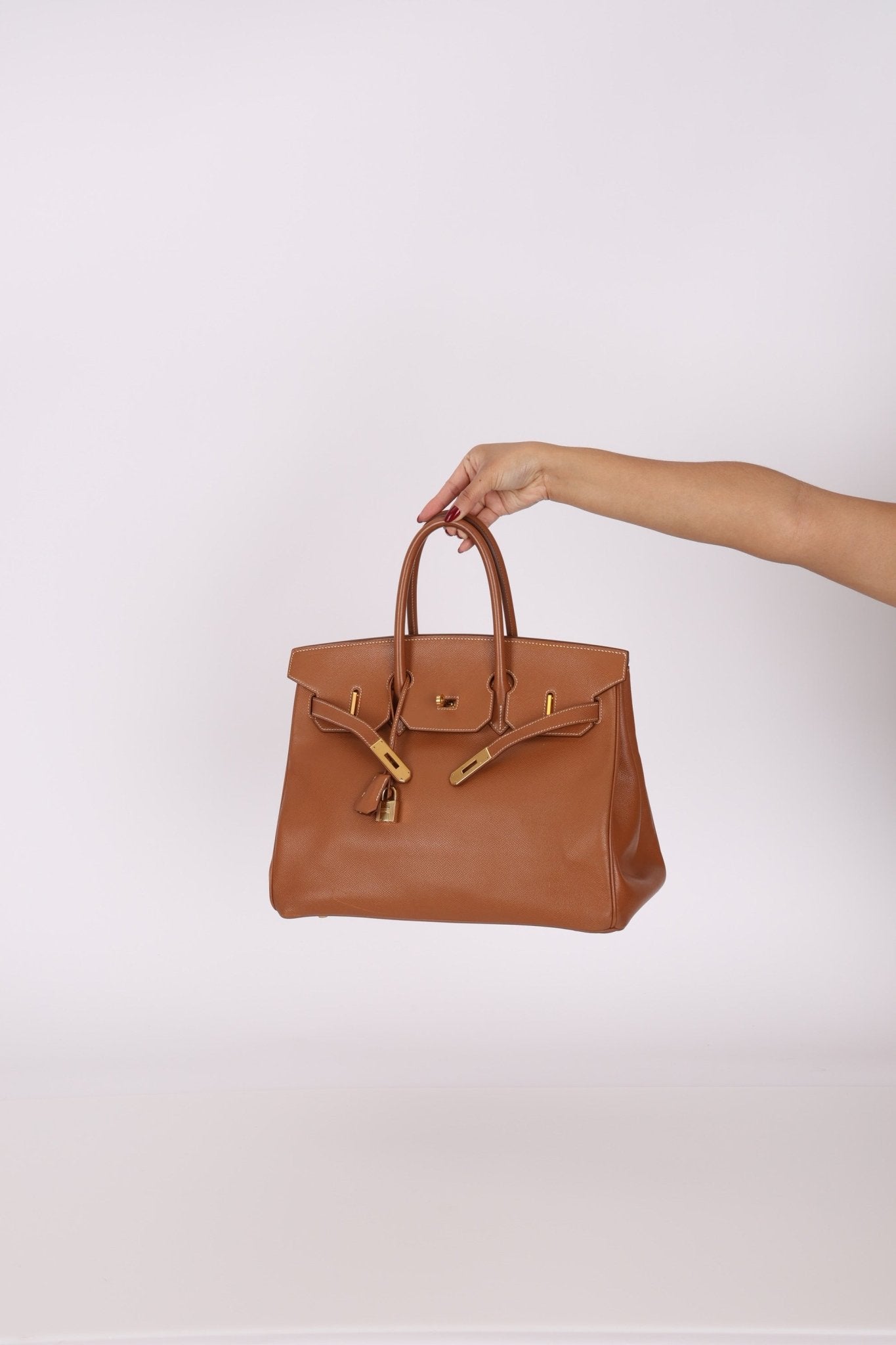 Hermès 2004 Birkin Gold Courchevel 35 - FashioNica