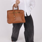 Hermès 2004 Birkin Gold Courchevel 35 - FashioNica