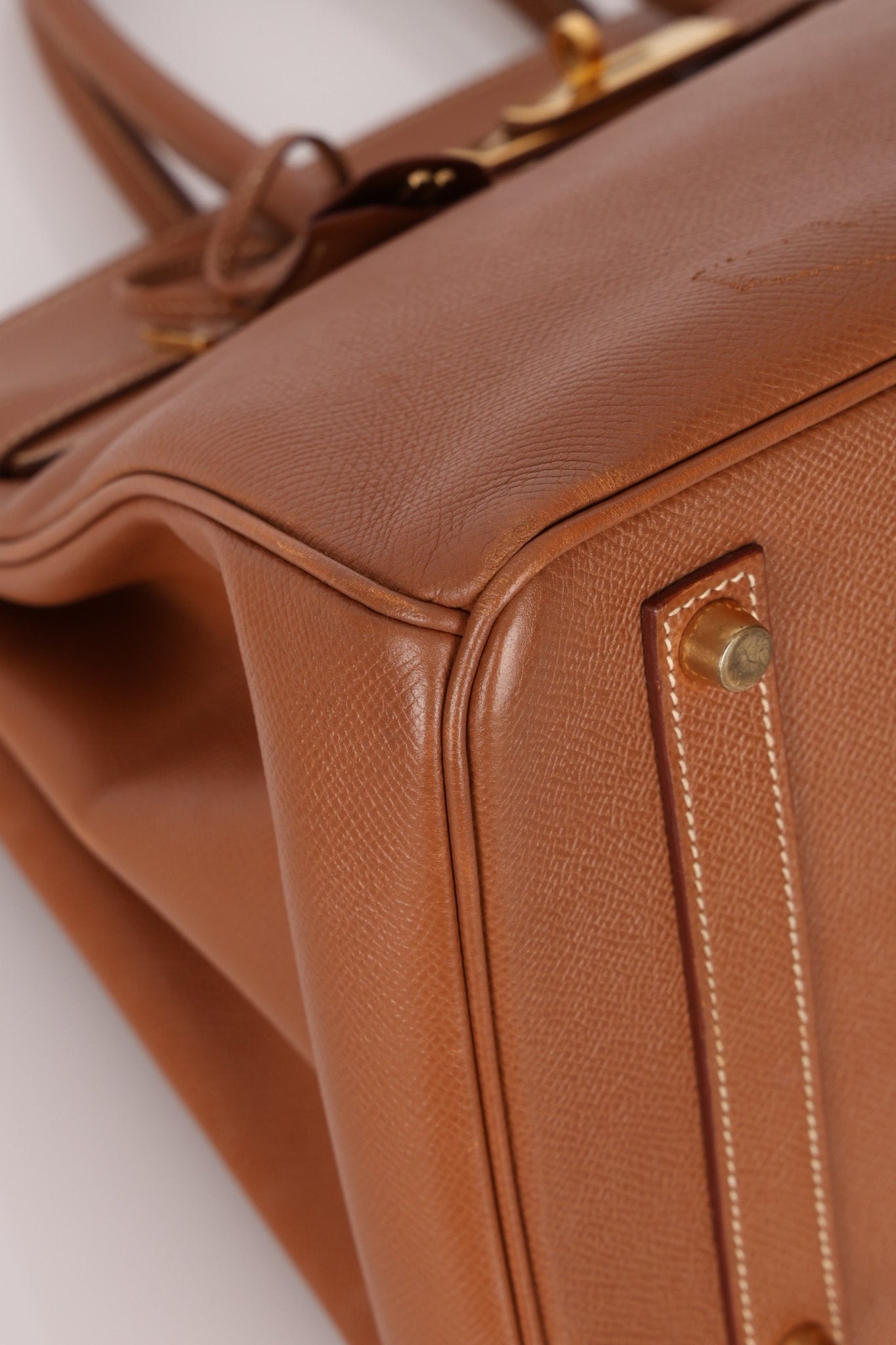 Hermès 2004 Birkin Gold Courchevel 35 - FashioNica