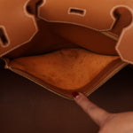 Hermès 2004 Birkin Gold Courchevel 35 - FashioNica