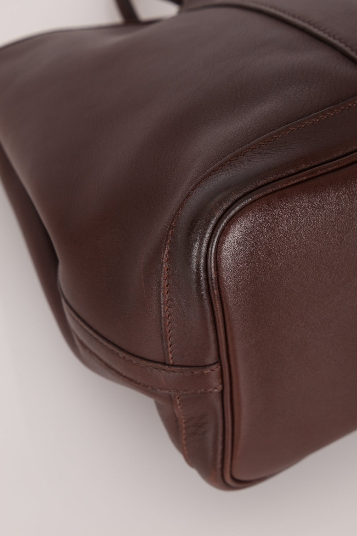 Hermès 2004 Chocolat Swift Bolduc Twilly Garden Party 30 PHW - FashioNica